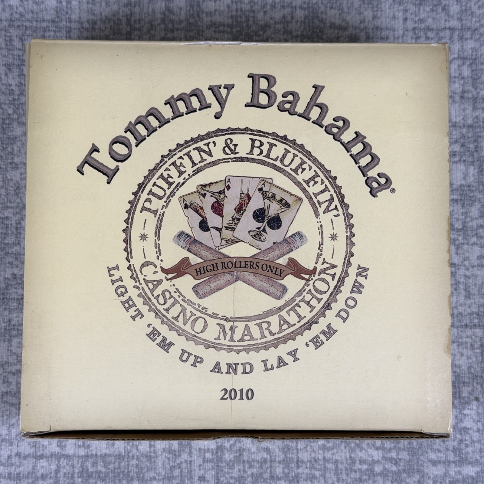 Rare Tommy Bahama Cigar Ashtray Casino Marathon Puffin’ & Bluffin' 1202 /2000