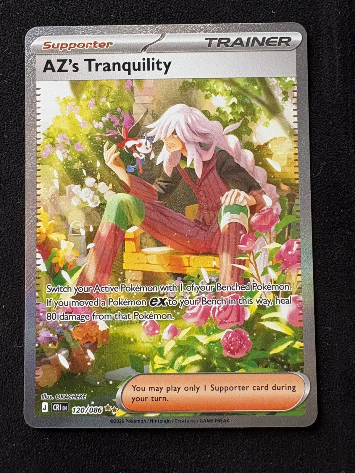 Pokemon TCG AZ’s Tranquility 120/086 Chaos Rising NM