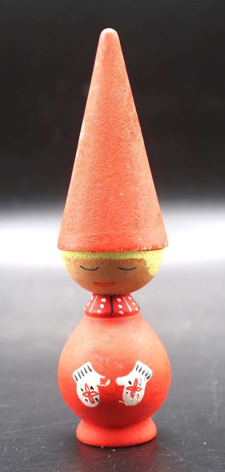 Vintage Swedish SVENSK SLOJD Wood Gnome Figure HTF Rare Special