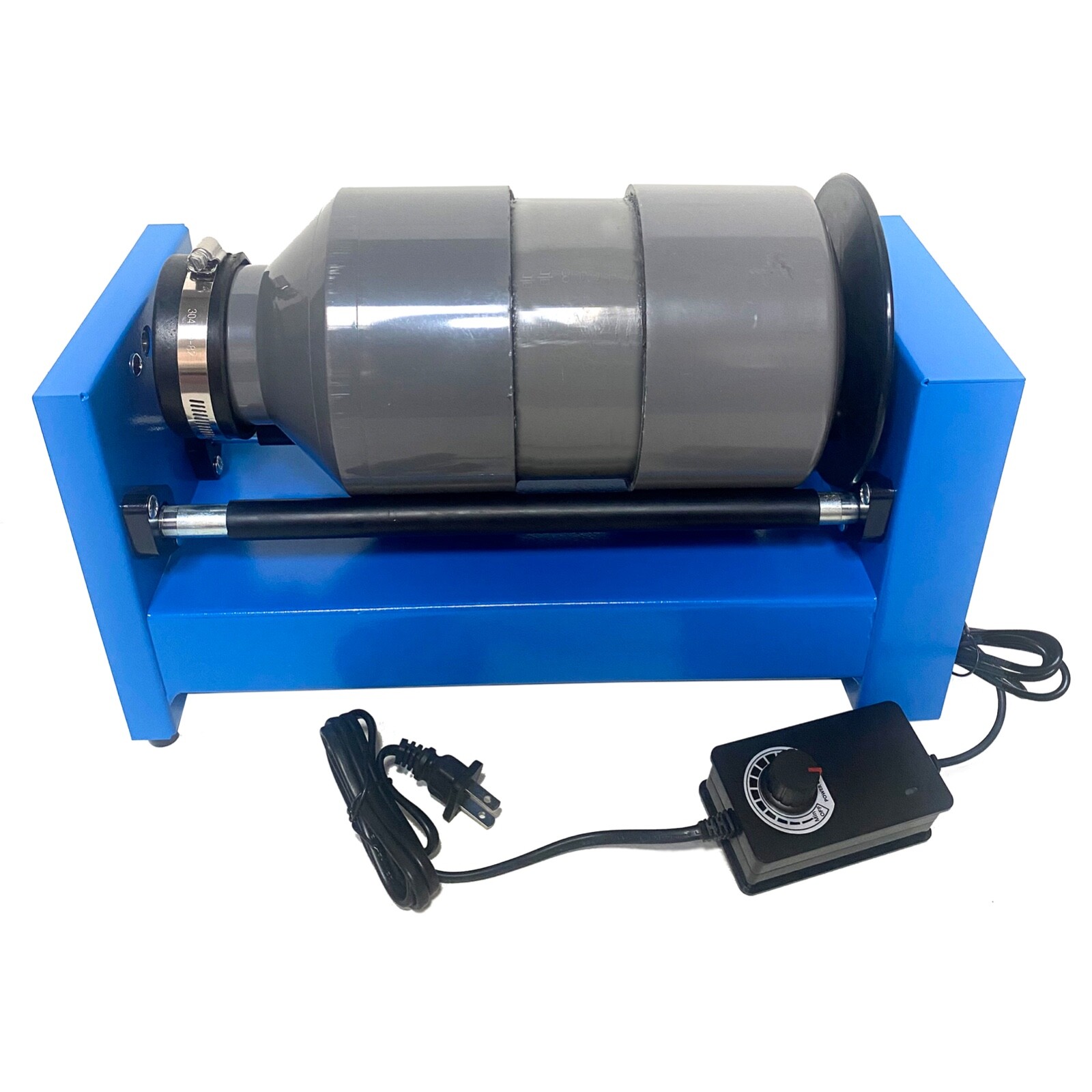 Professional Rock Tumbler 15LB Single Barrel Electric Polishing Kit