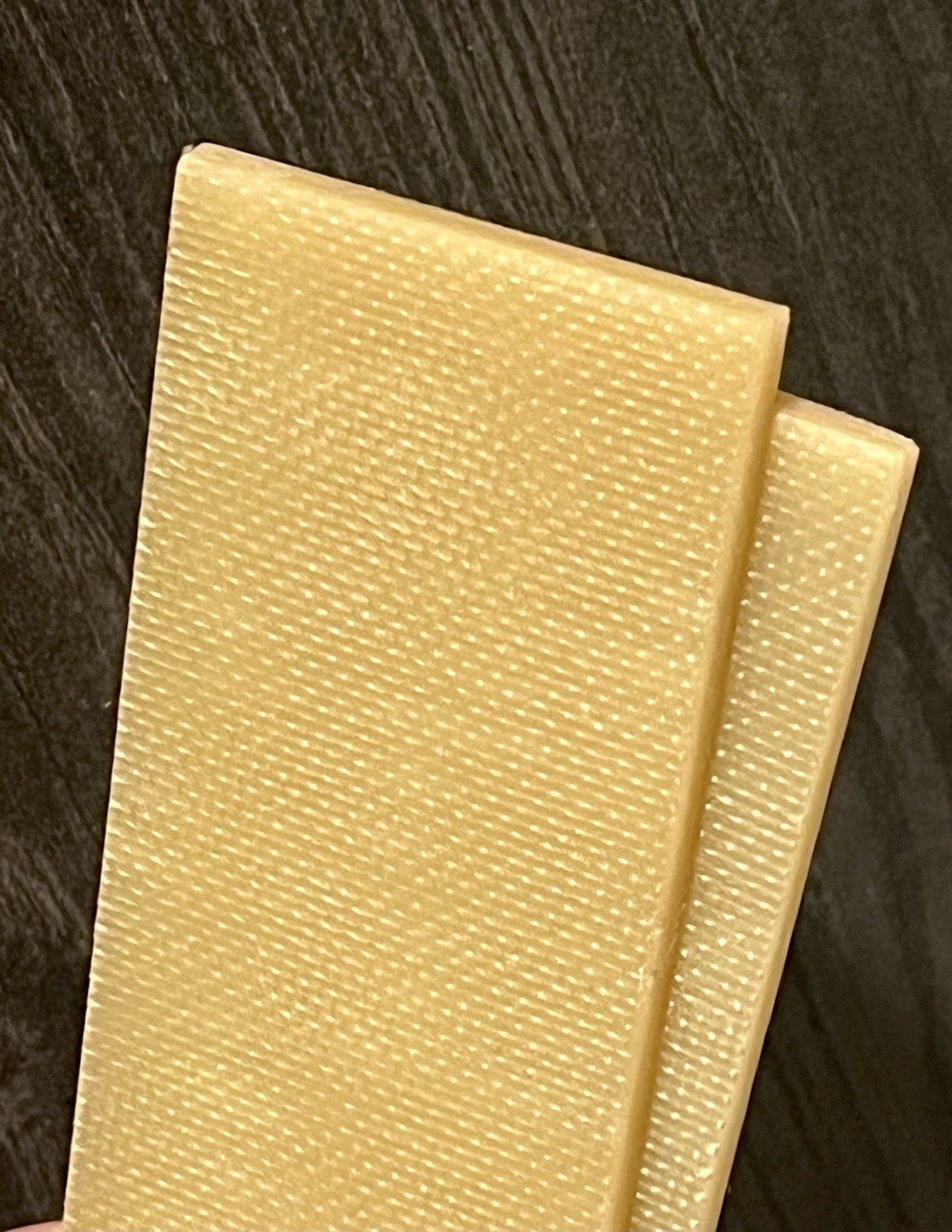 Vintage Ivory Glass Textolite