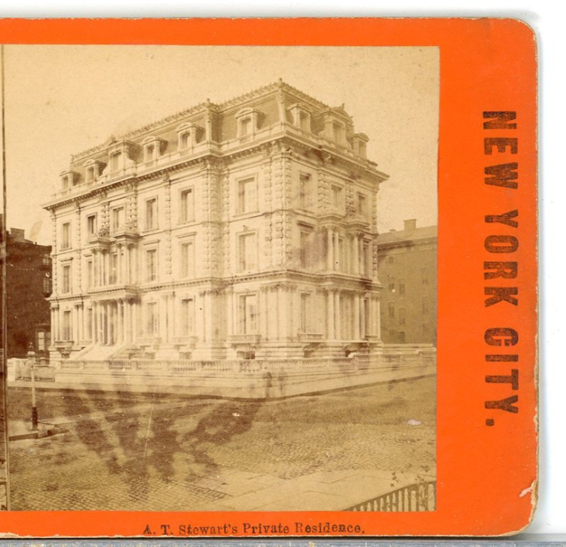 NEW YORK CITY, A.T. Stewart's Private Residence--Stereoview T39