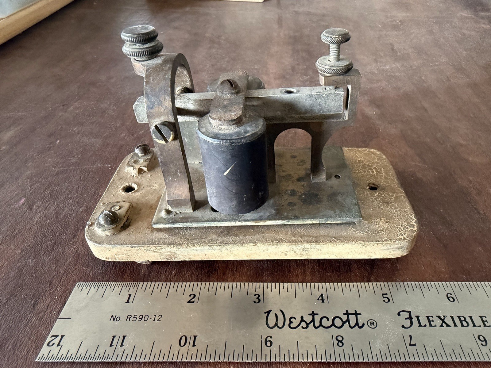 Antique JH Bunnell Telegraph Relay Morse Code c1900 E.M.-18-A