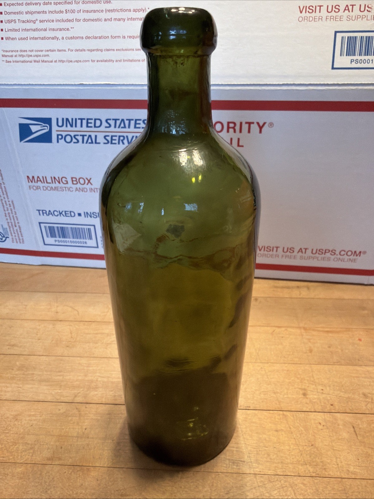 WWI ORIGINAL HUNYADI JANOS SAXLEHNERS BITTERQUELLE Bottle from Winter War Fight
