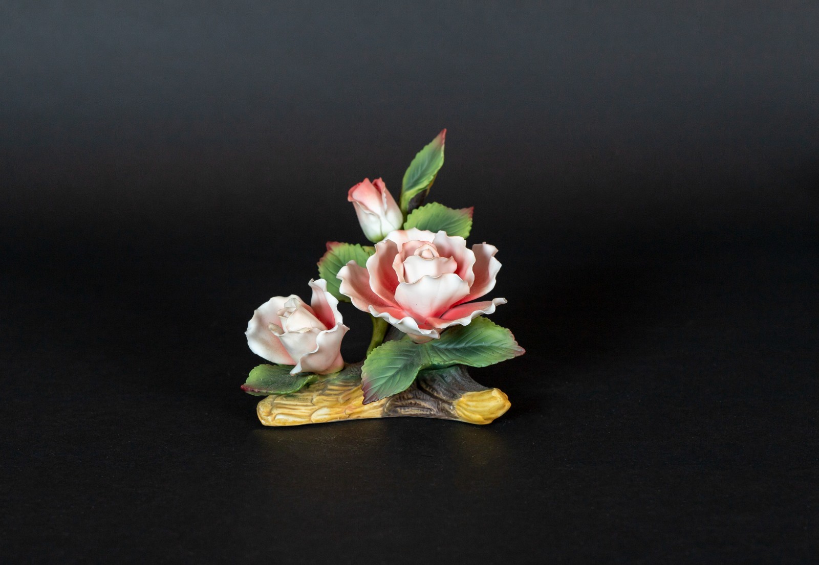 Vtg Andrea\'s Flowers by Sadek Pink Camellia Porcelain Flower