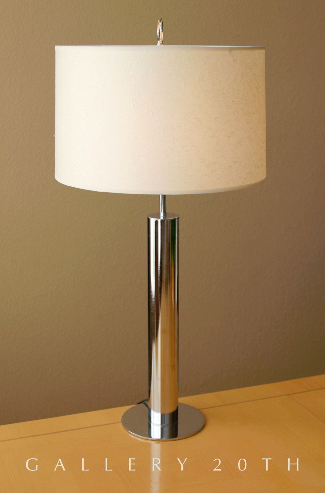 SLEEK MID CENTURY NESSEN CHROME DESK LAMP PANTON ATOMIC AGE 60\'S 50\'S VINTAGE