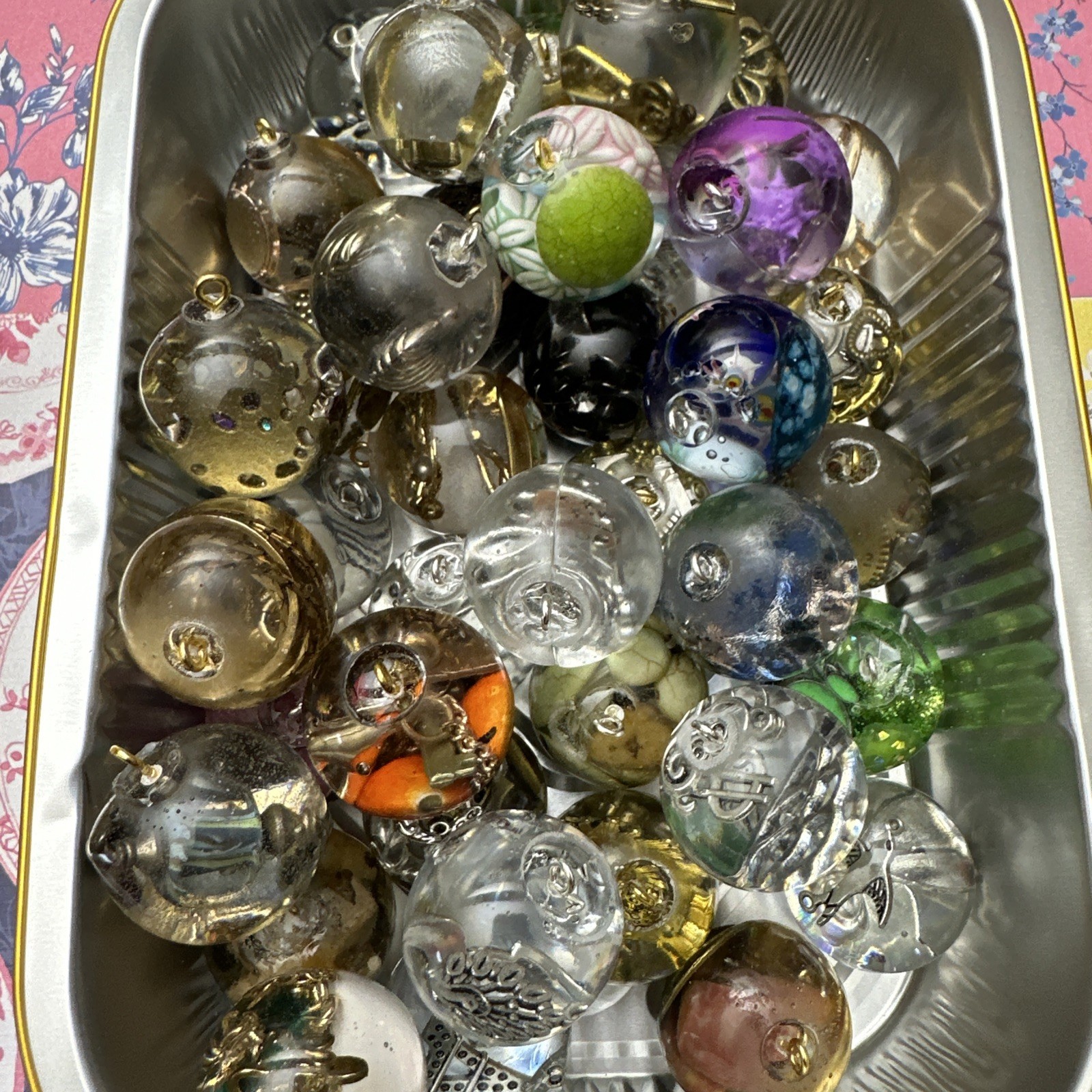 10 Pieces, Lg, Resin Ornaments, Pet Proof Unbreakable, All Unique,Vintage -Now
