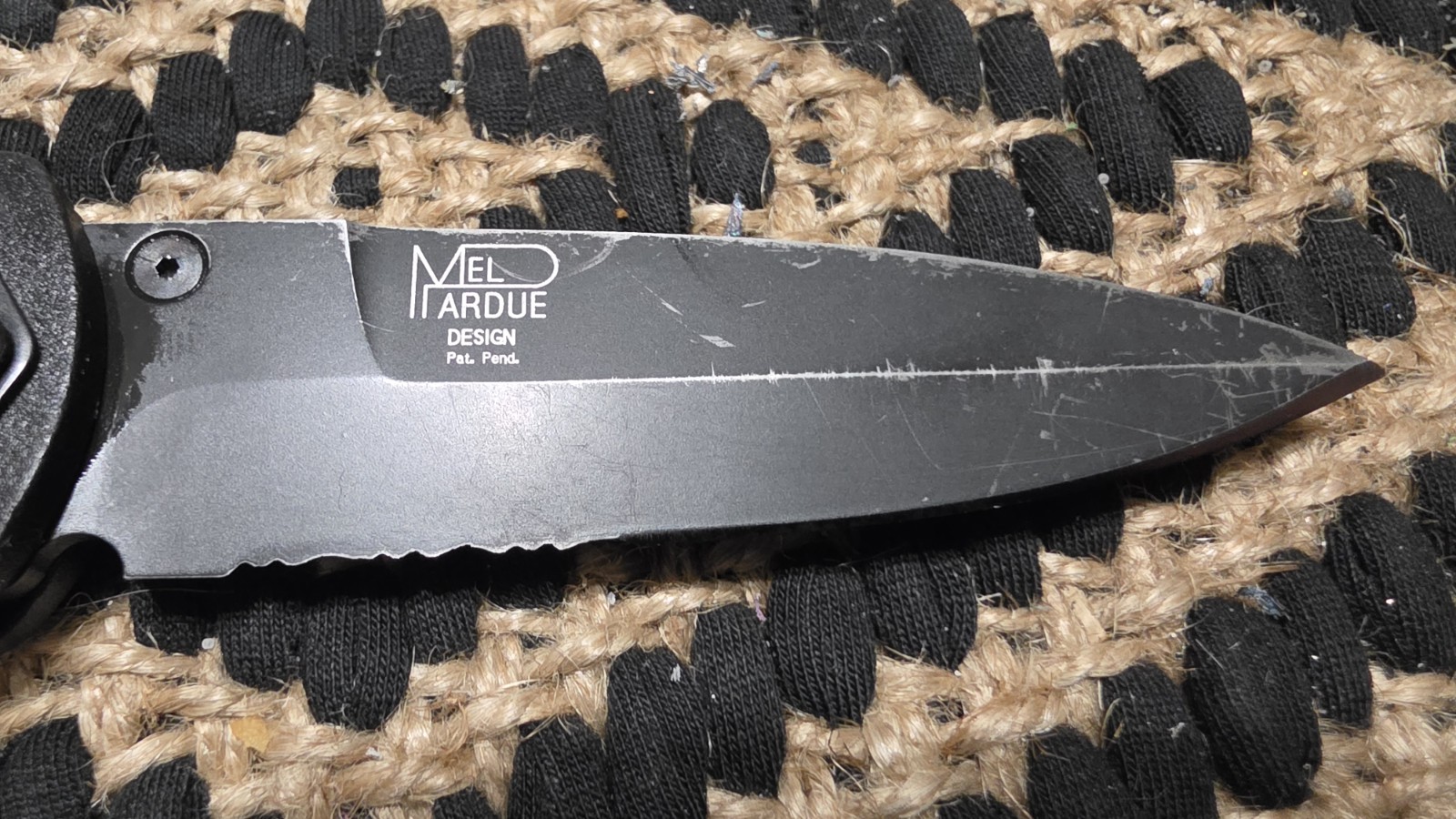 *RARE Folding* Benchmade Mel Pardue 350SBT w/BT2 Combo - Read Description *RARE Folding* Benchmade Mel Pardue 350SBT w/BT2 Combo - Read Description