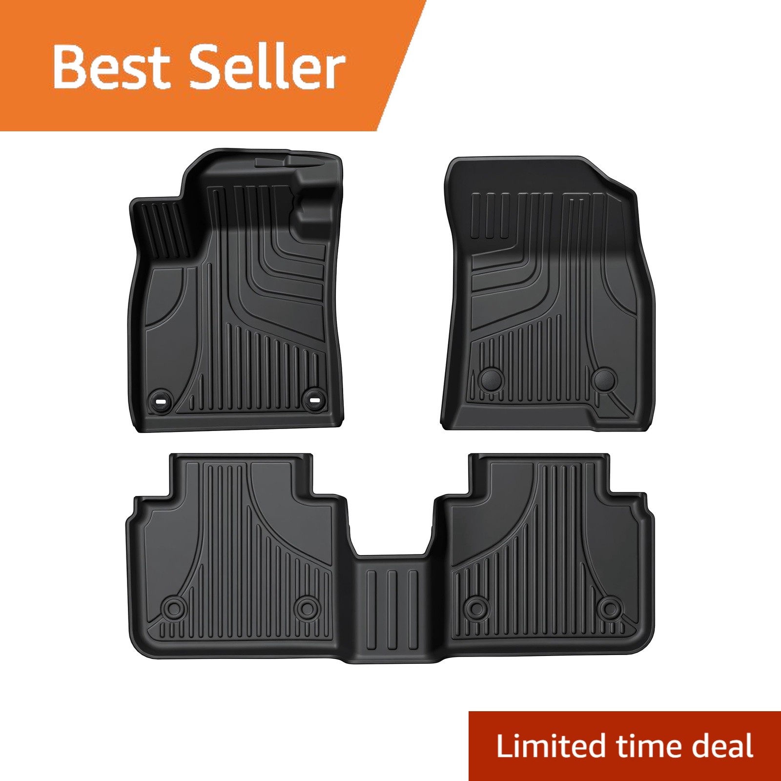 Aomsazto Floor Mats for Honda Accord 2023-2026 Black Aomsazto Floor Mats for Honda Accord 2023-2026 Black