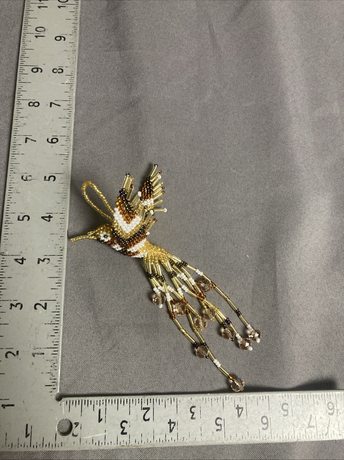 Beaded HUMMINGBIRD Ornamental Decorations