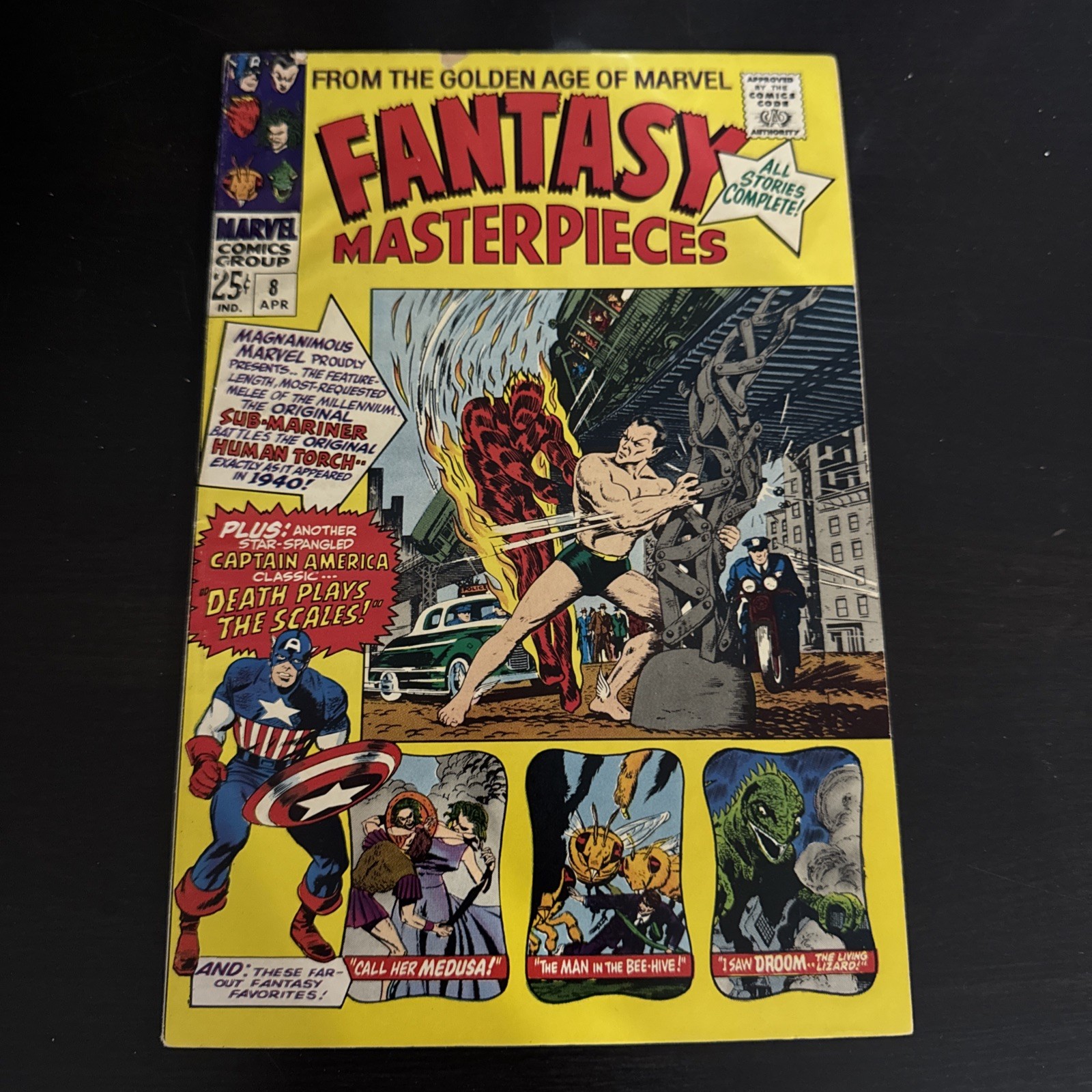 Fantasy Masterpieces #8 (Marvel Comics April 1967) VG condition See Pics