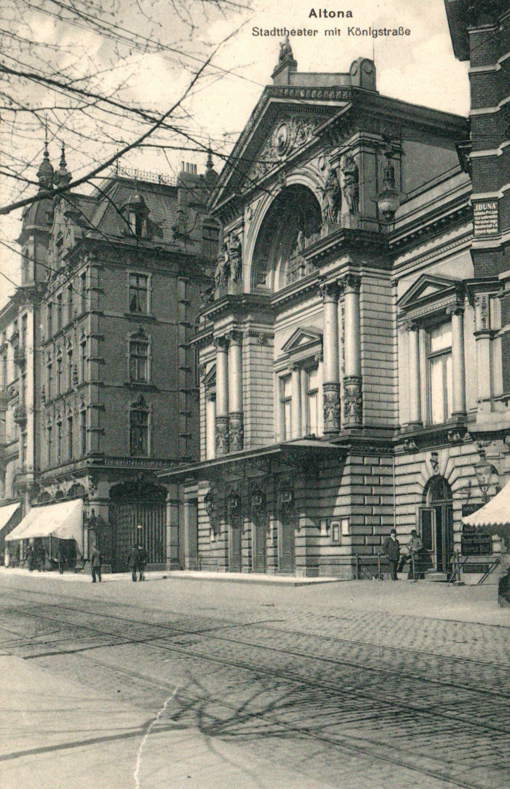 AK Hamburg-Altona, Stadttheater mit Königstraße, (N)20165