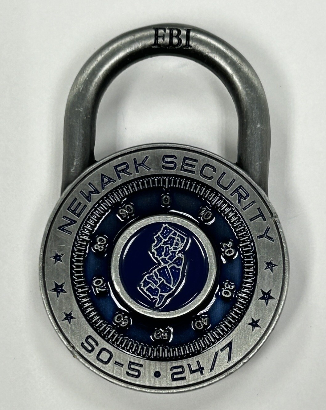 FBI Newark Division SO-5 Security  Challenge Coin
