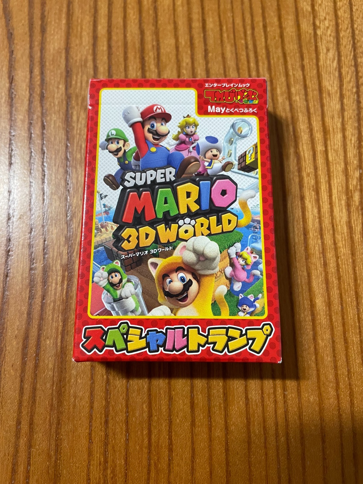 1 Deck : 2013 Nintendo Playing Cards - Super Mario 3D World  (Promo)- Sealed New