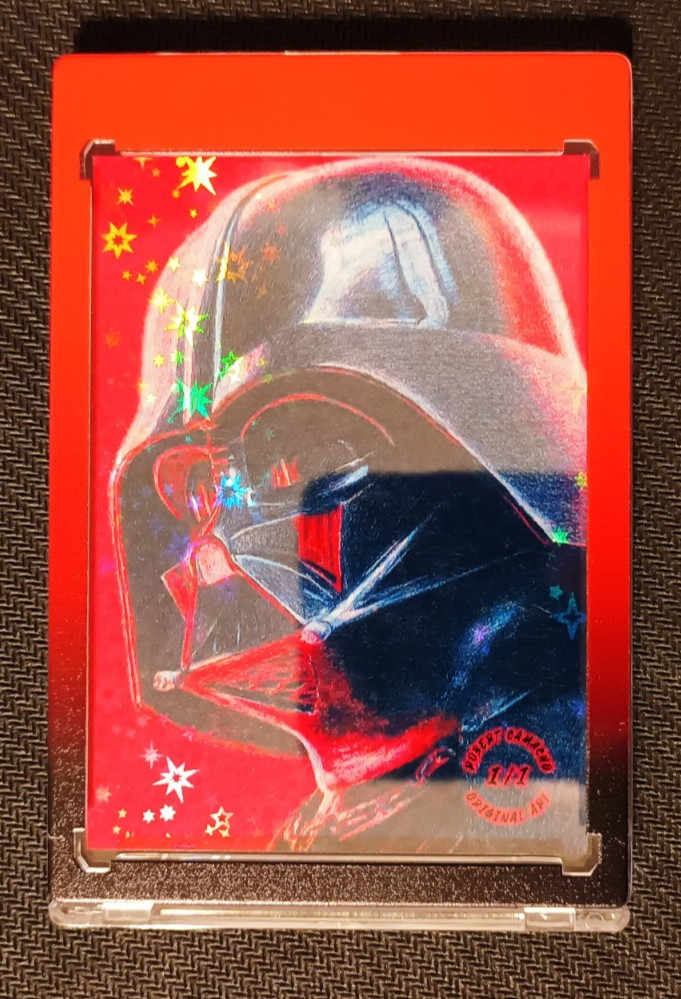 Darth Vader –  Robert Camacho Original Art 1/1 – Holofoil – Hand Signed