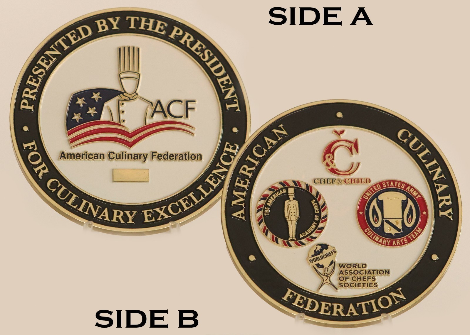 American Culinary Federation ACF Culinary Excellence Challenge Coin  4#A