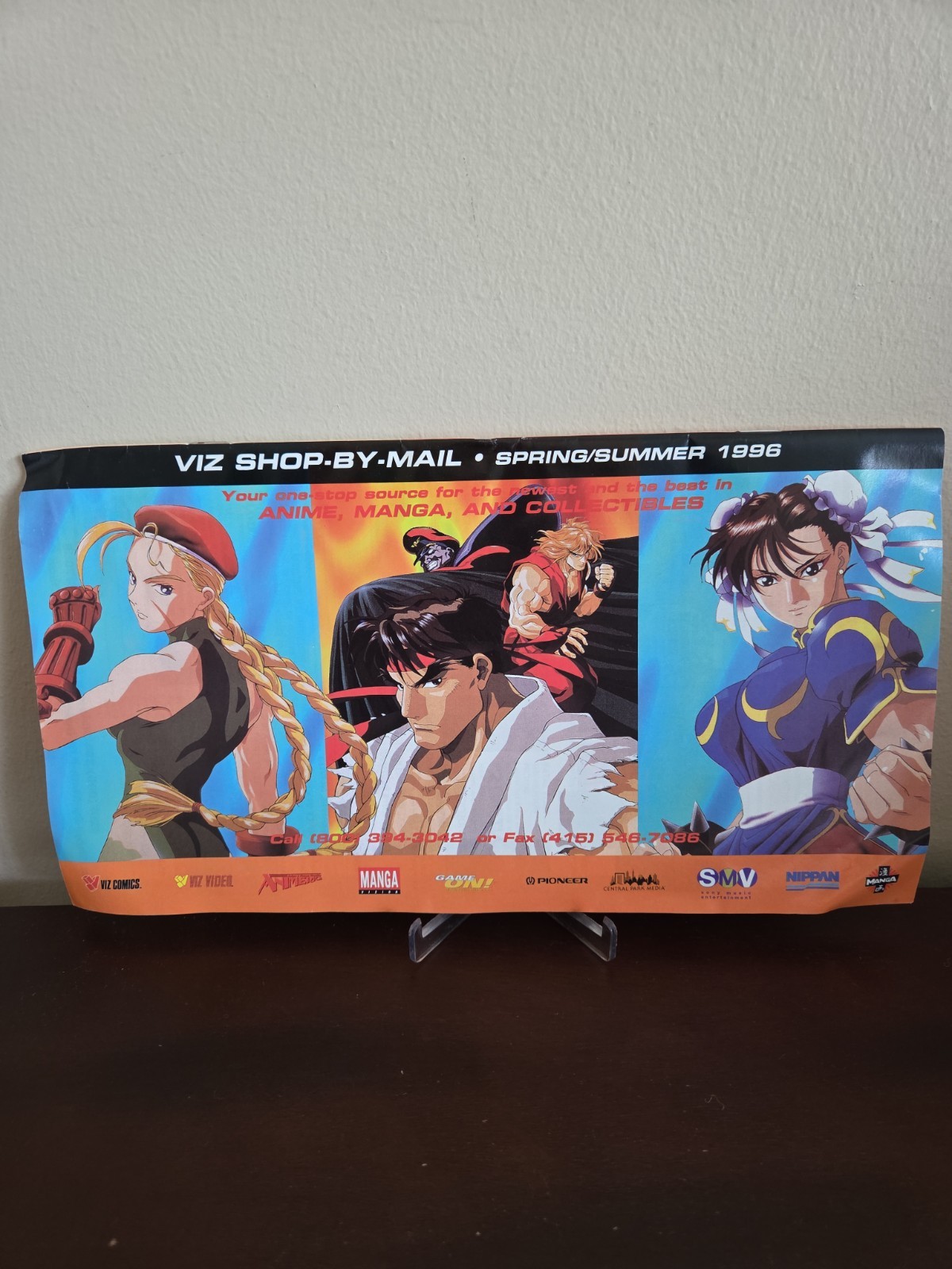 Vtg 90's RARE Viz Shop By Mail Spring Summer Catalog 1996 Anime Manga Mega Man