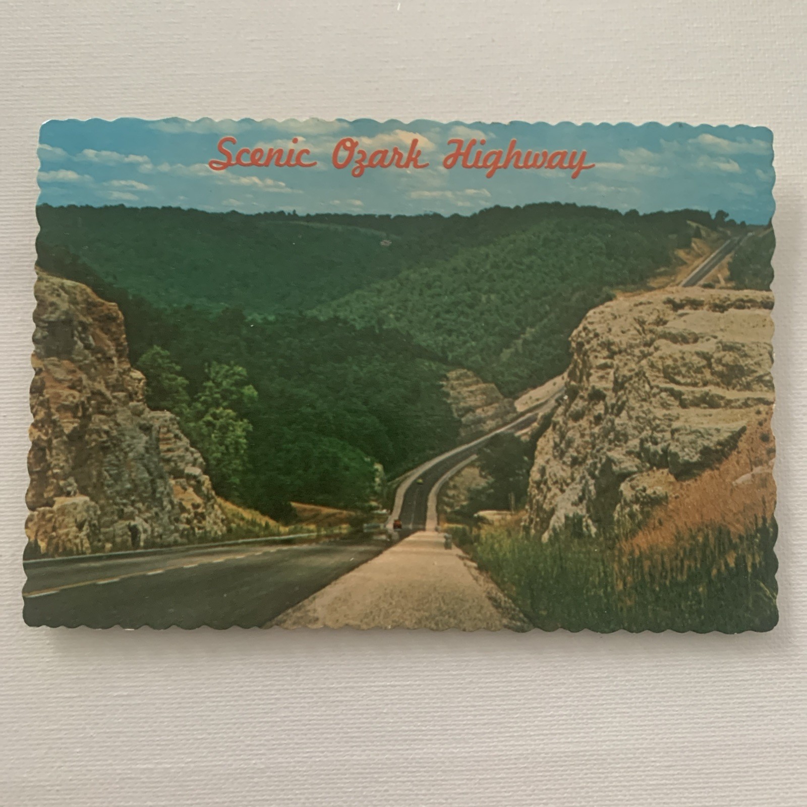 Vintage Scenic Ozark Highway Postcard Collectible