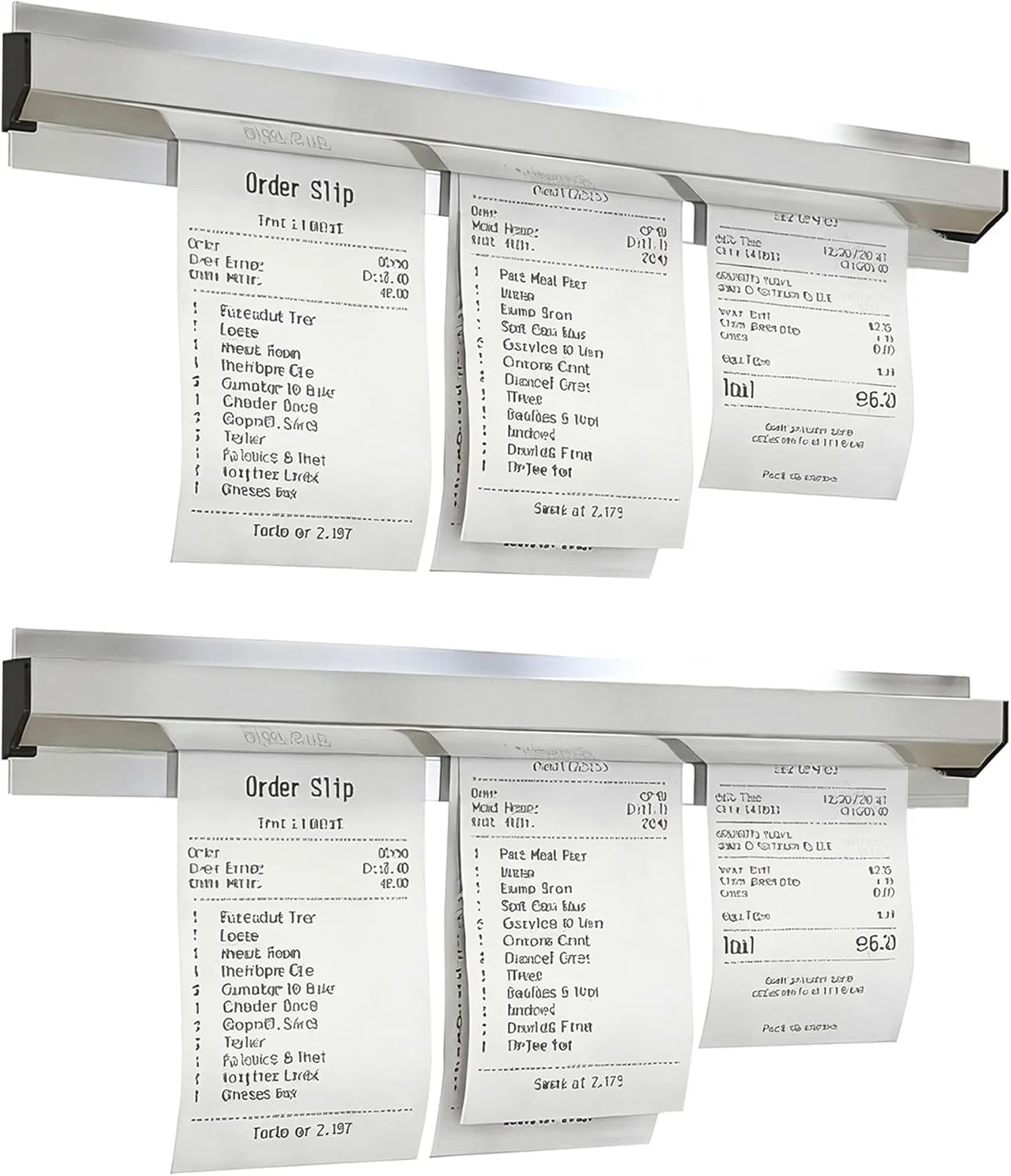 2 Pack Restaurant Ticket Holder, 12 Inch Receipt Holder for Kitchen Office Wall 2 Pack Restaurant Ticket Holder, 12 Inch Receipt Holder for Kitchen Office Wall