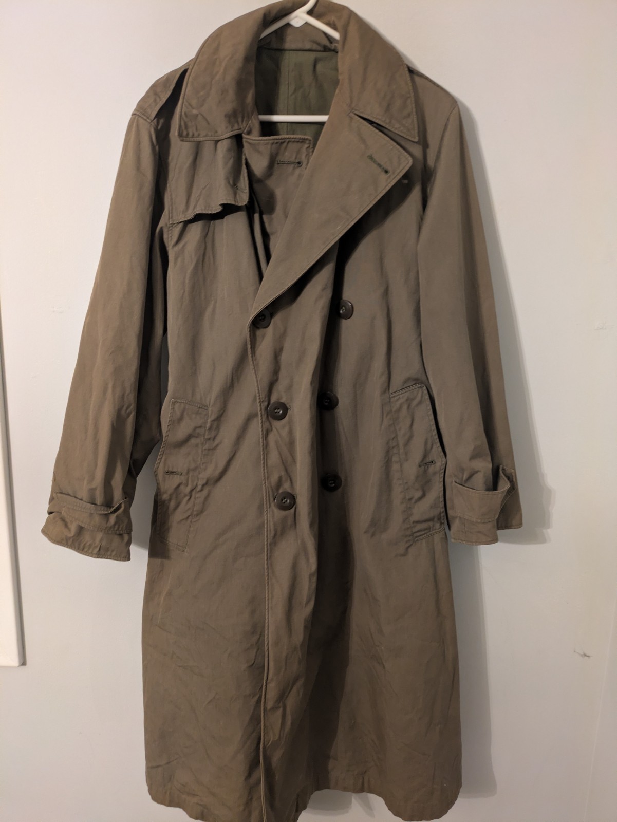 VTG 1944 WWII REGULATION ARMY OFFICERS FIELD OVERCOAT SIZE 39R USA VTG 1944 WWII REGULATION ARMY OFFICERS FIELD OVERCOAT SIZE 39R USA