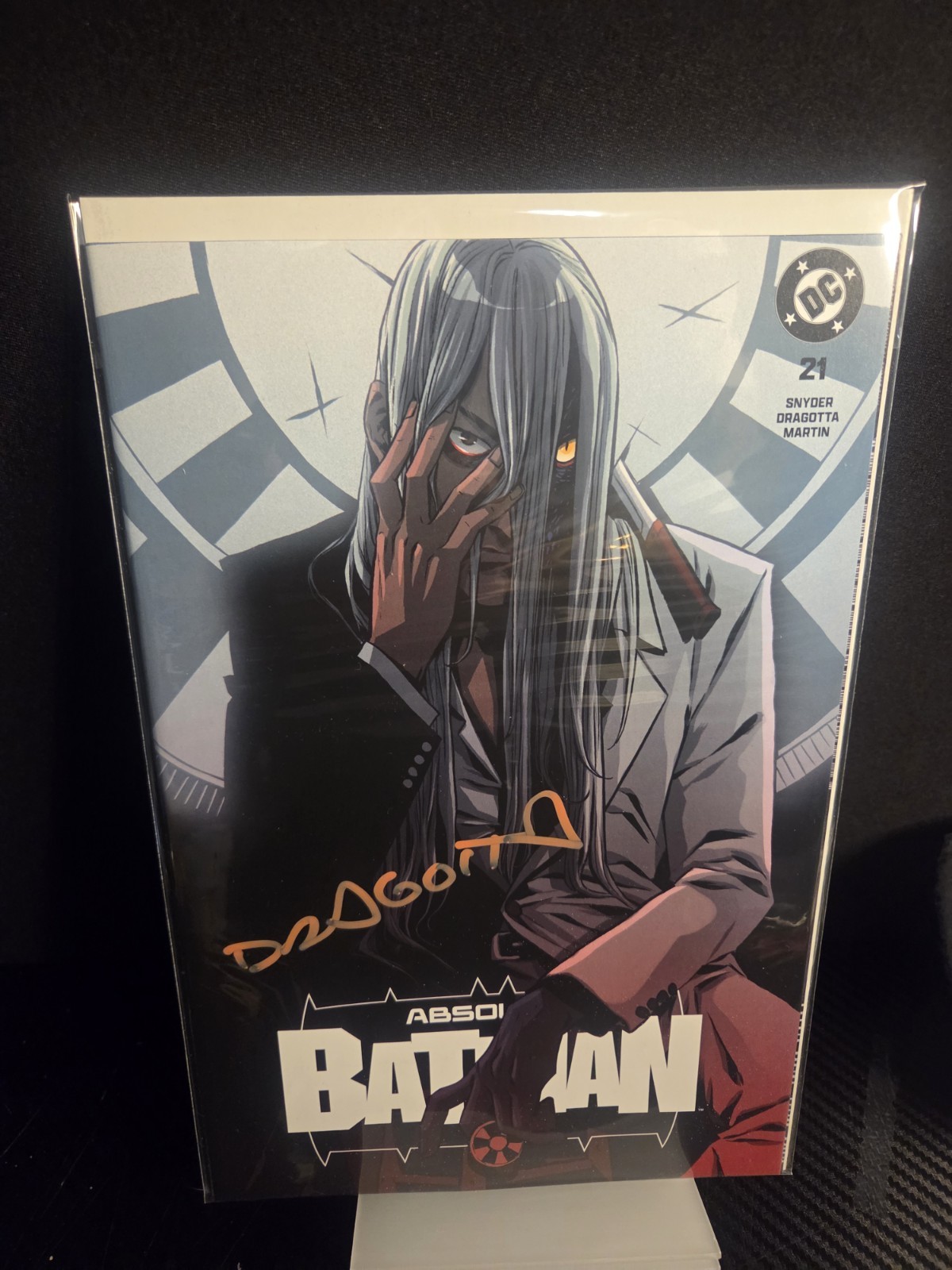 SIGNED WITH COA ABSOLUTE BATMAN 21 BECKY CLOONAN EXCLUSIVE TRADE VARIANT