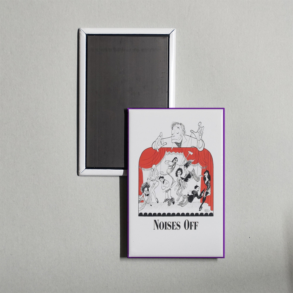 Noises Off... Mini Movie Poster Fridge Locker Magnet Noises Off... Mini Movie Poster Fridge Locker Magnet
