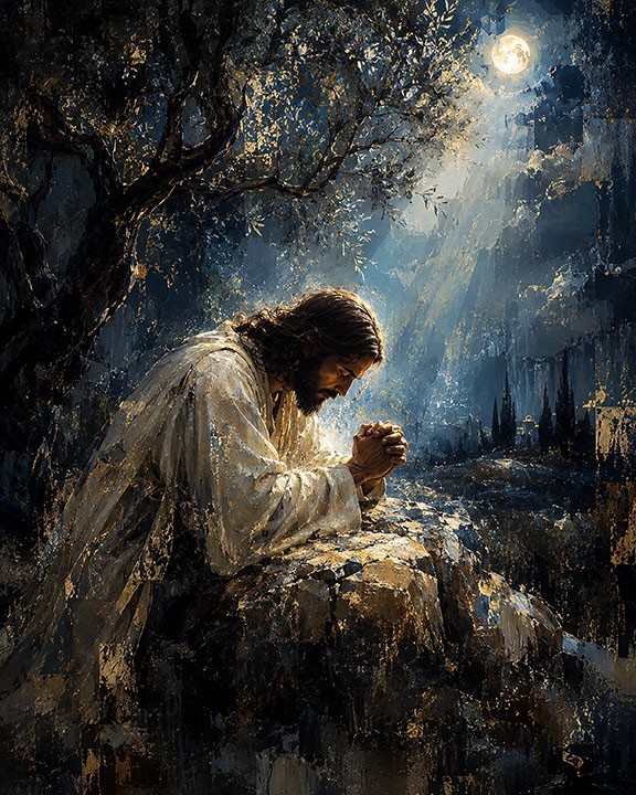 Jesus Christ Praying Canvas Print 8x10 Wall Art Christian Decor Jesus Christ Praying Canvas Print 8x10 Wall Art Christian Decor