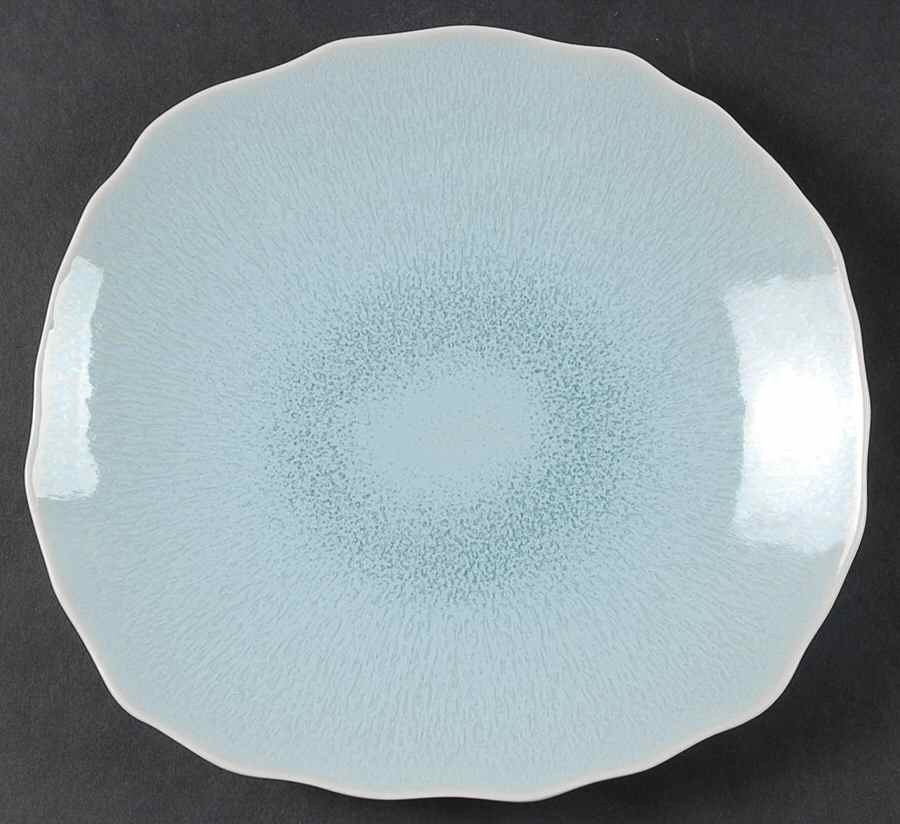 Jars-France Plume Ocean Blue Salad Dessert Plate 6707358