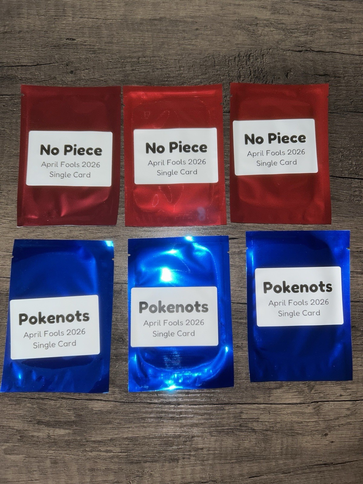 Dysfunctional Passholder POKENOT & NO PIECE - APRIL FOOLS  X3 singles sealed