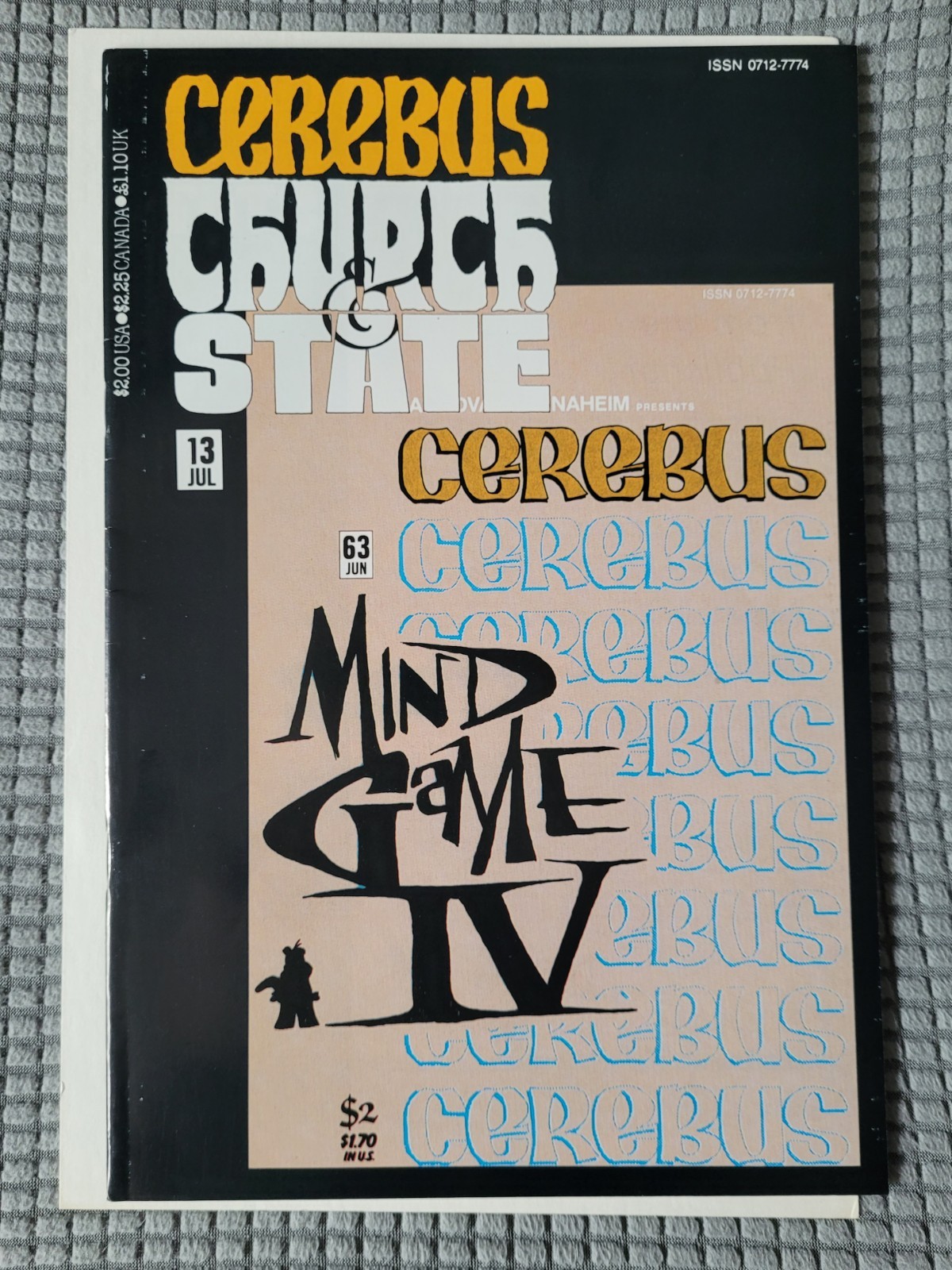 Cerebus Church & State #13 Aardvark-Vanaheim Comic 1991 VF