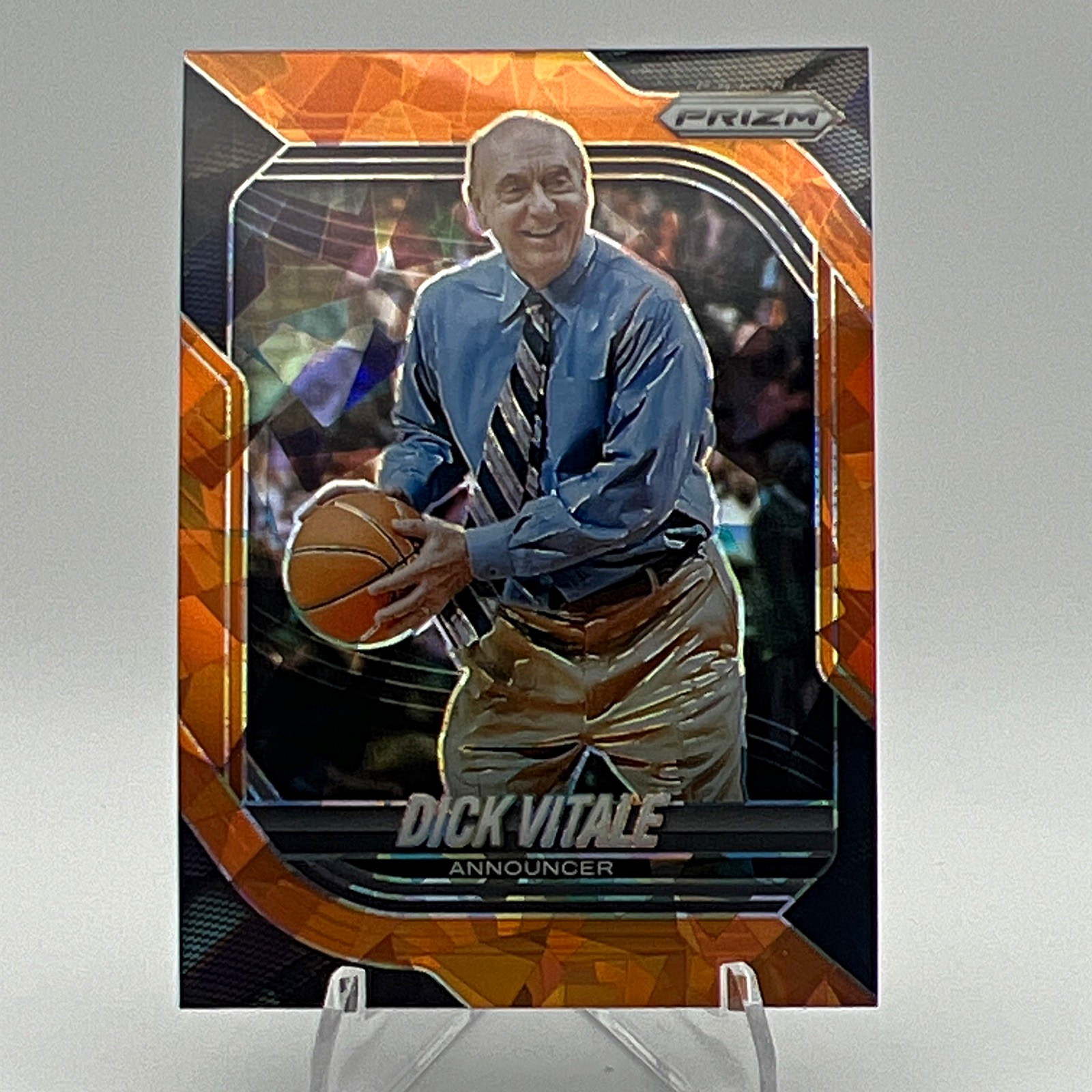 Panini 2025-26 Prizm Basketball Dick Vitale Orange Prizm Parallel #133