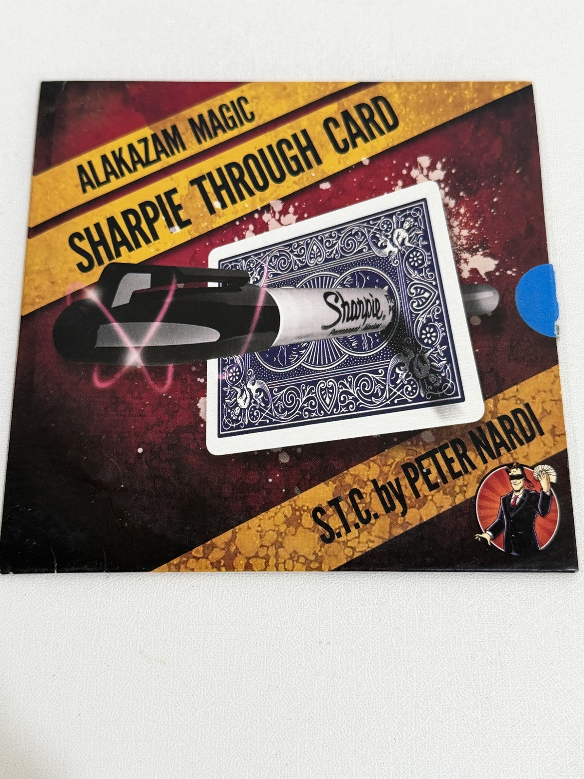 Alakazam Magic S.T.C. Sharpie Through Card by Peter Nardi Trick DVD Gimmick