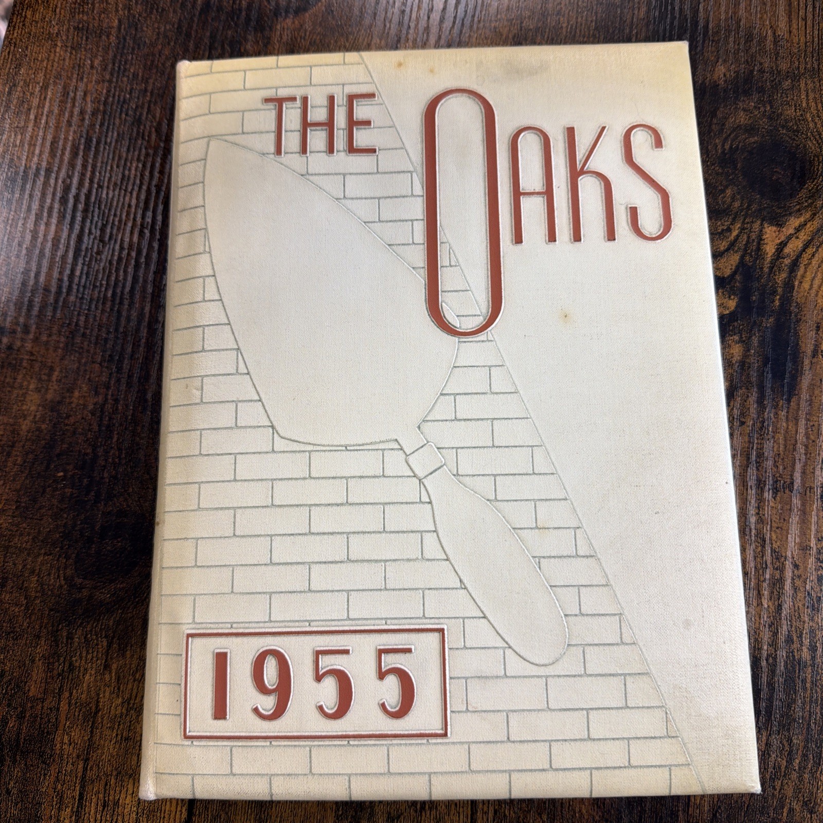 Vintage 1955 MUSKEGON HEIGHTS MI HIGH SCHOOL Photo Annual YEARBOOK The Oaks
