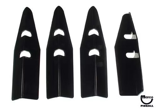 Cabinet Shields 4 piece set BLACK 545-6118-00