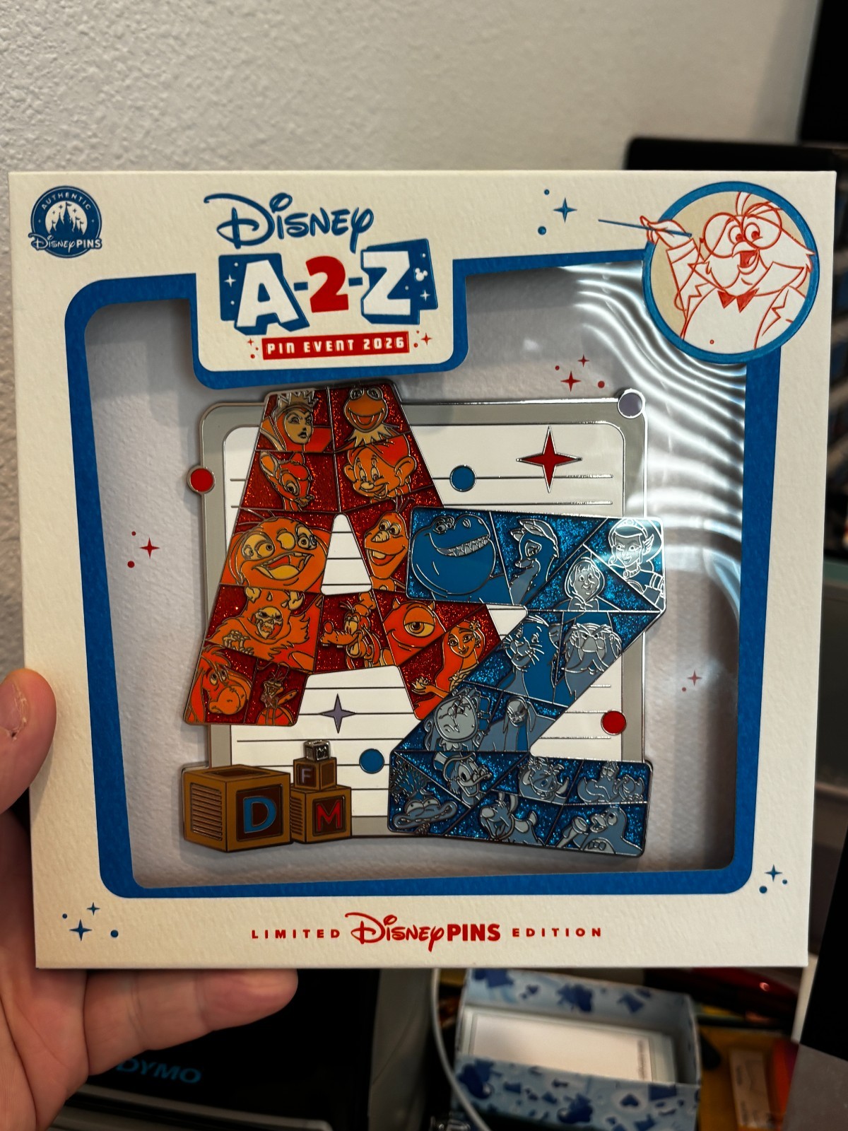 Disney A-2-Z Event Exclusive Jumbo Pin LE400