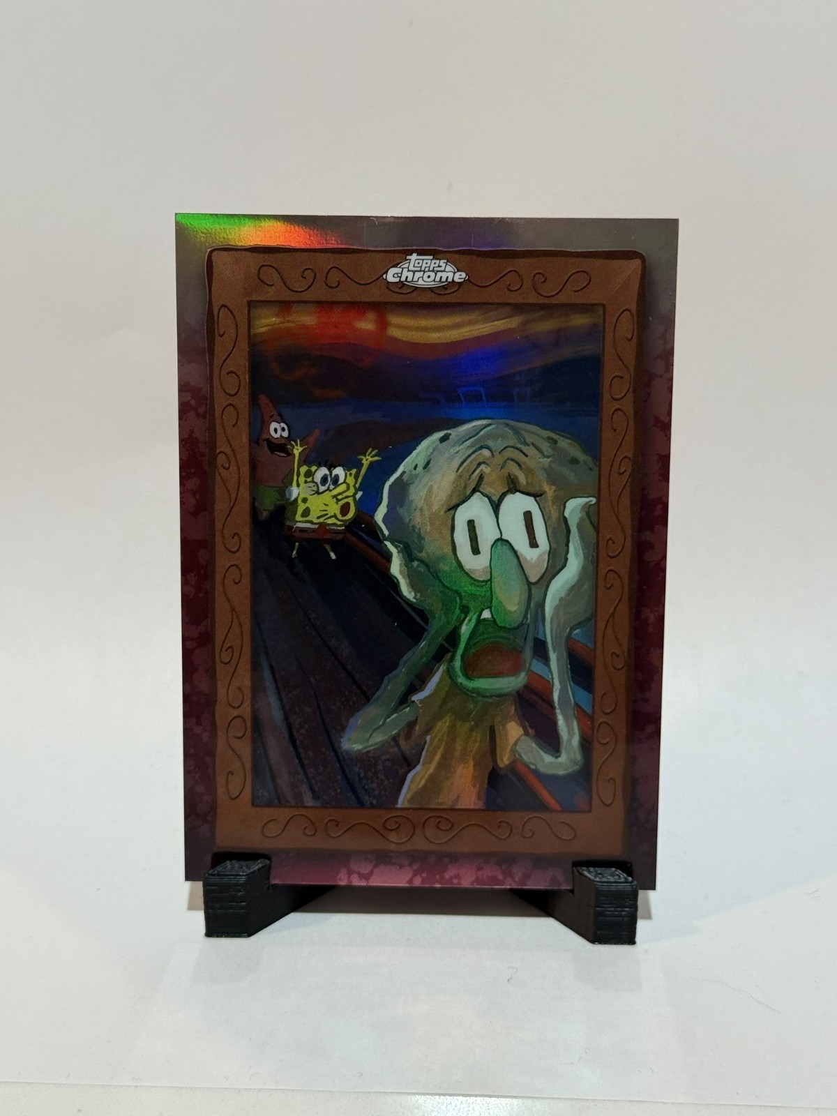 Squidward's Gallery SG-12 Spongebob Topps Chrome 2025 - Santiago Enrique Lozano