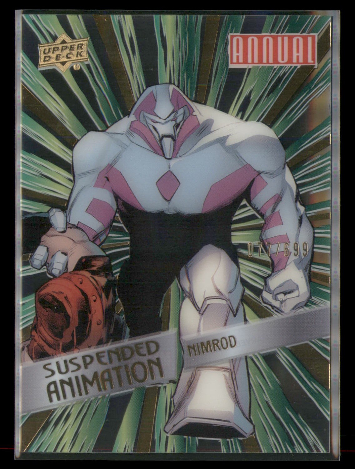 2023-24 Upper Deck Marvel Annual #14 Nimrod Suspended Animation #/699