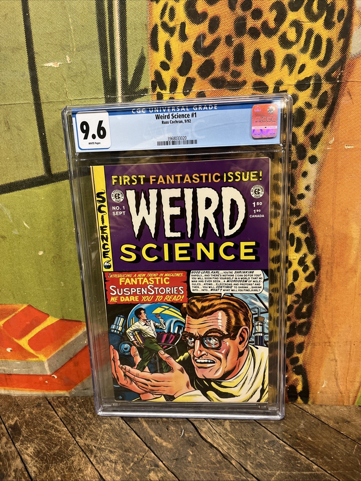 VINTAGE 1992 EC CLASSIC WEIRD SCIENCE COMIC BOOK RUSS COCHRAN SCI-FI GRADE 9.6