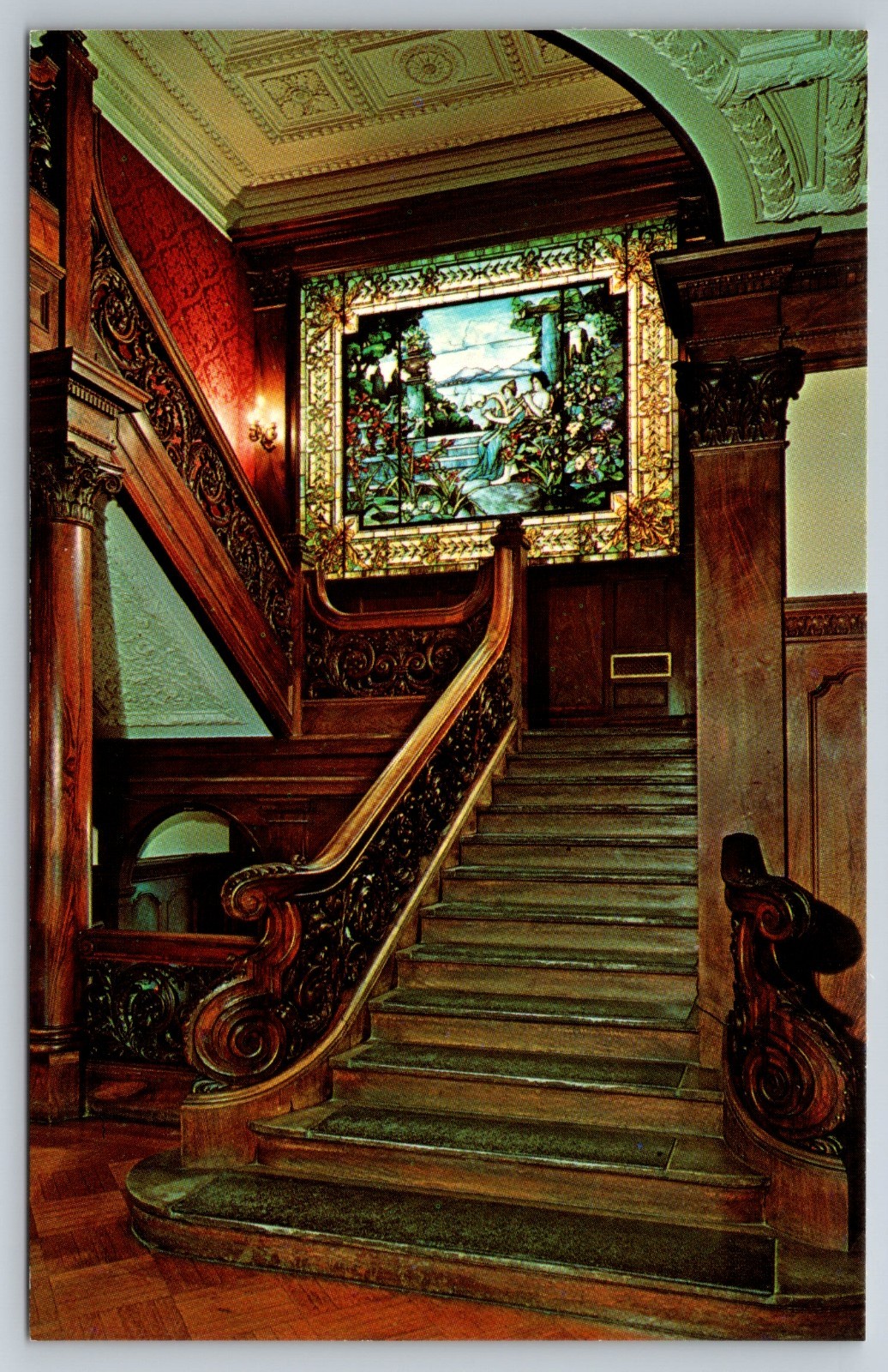 Middletown NY Orange County Community College Morrison Hall Staircase Postcard Middletown NY Orange County Community College Morrison Hall Staircase Postcard