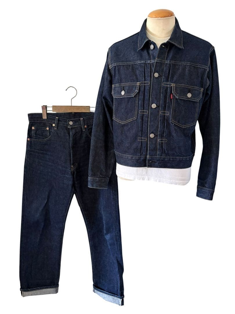 Levi\'s Vintage Ultra 90S Lvc 2Nd 503B Denim Setup 38Xpv Men Rare US Denim Model