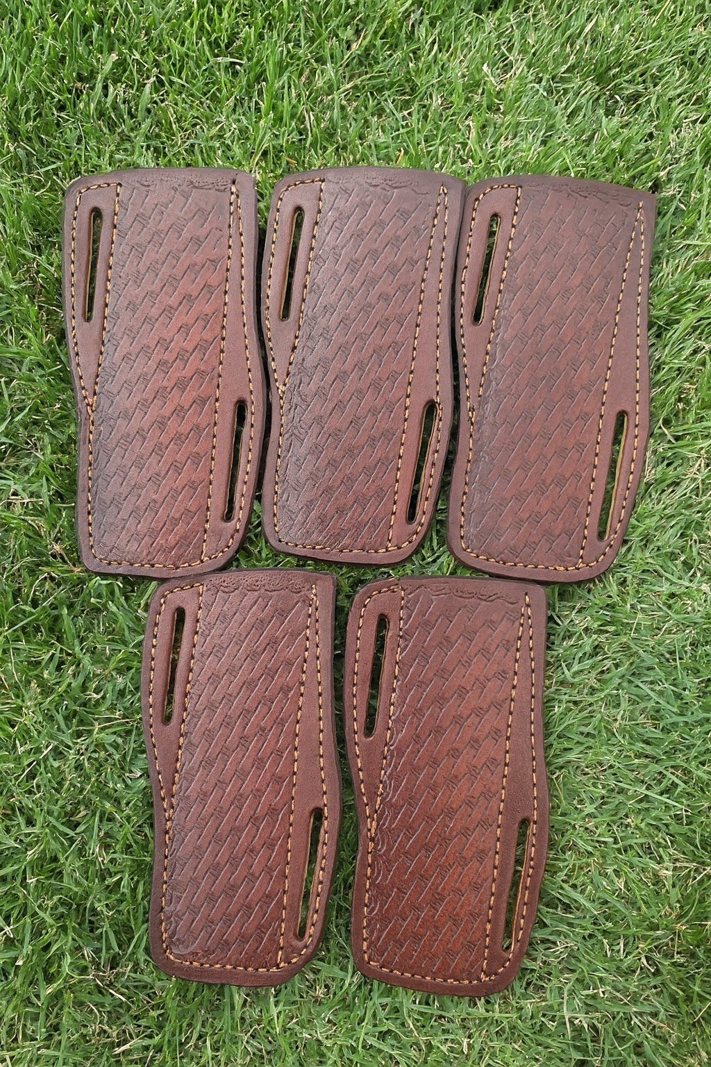 Lot Of 5 Sheaths Leather Sheaths For FIXED BLADE KNIFE & Multi Tool Folding