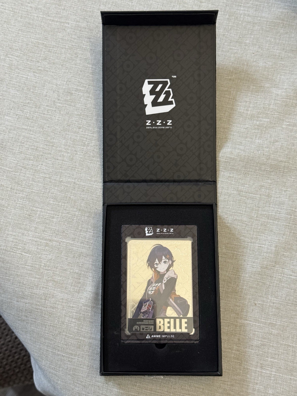 Limited-Edition Zenless Zone Zero Belle Metal Card Exclusive Collectible