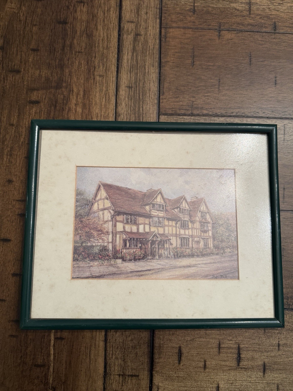 Shakespeare's House Home Birthplace Lithograph Signed   1910