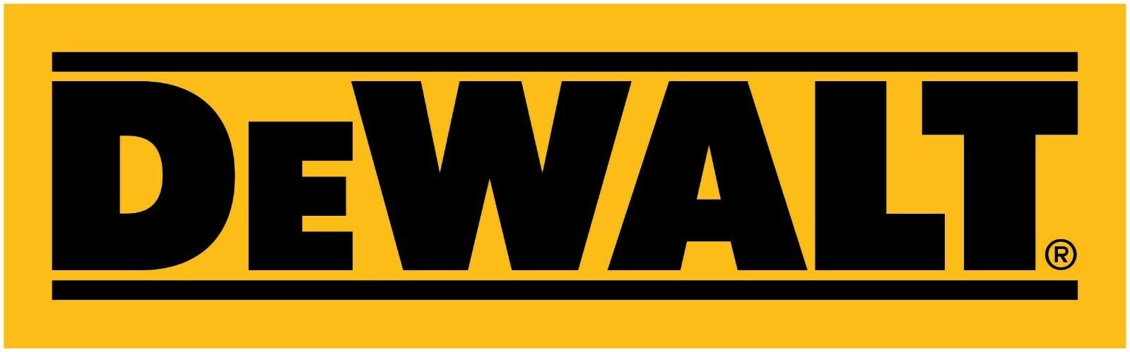 Dewalt Tools Black Text Logo Vinyl Decal / Sticker 10 Sizes With TRACKING