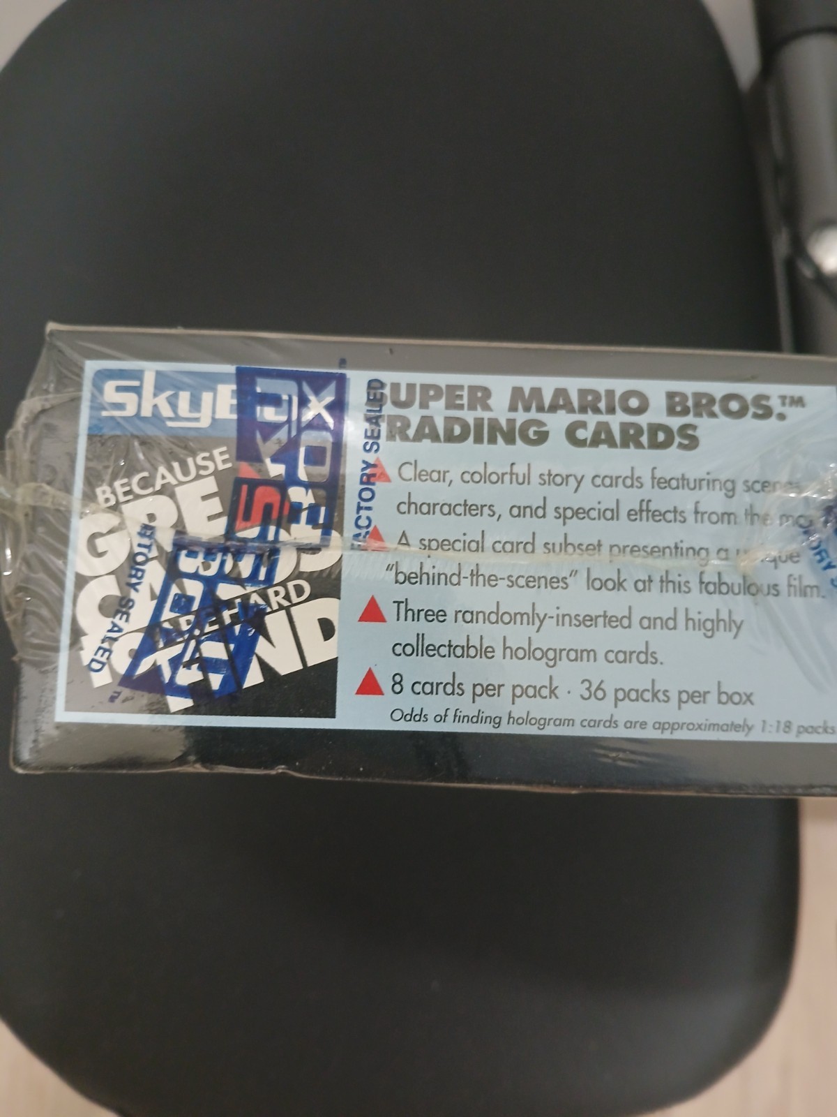 SkyBox 1993 Super Mario Bros. Factory Sealed 36 Pack Box, 288 Cards SkyBox 1993 Super Mario Bros. Factory Sealed 36 Pack Box, 288 Cards