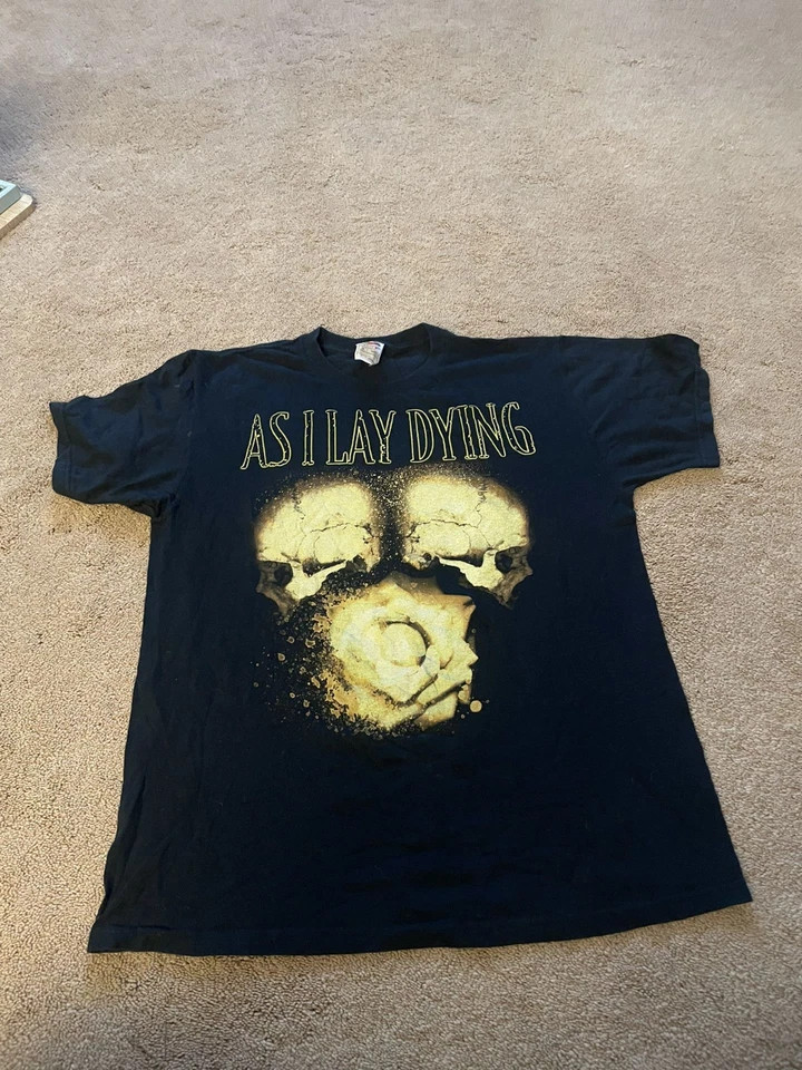 Vintage As I Lay Dying Men T-shirt All Size S to 5XL