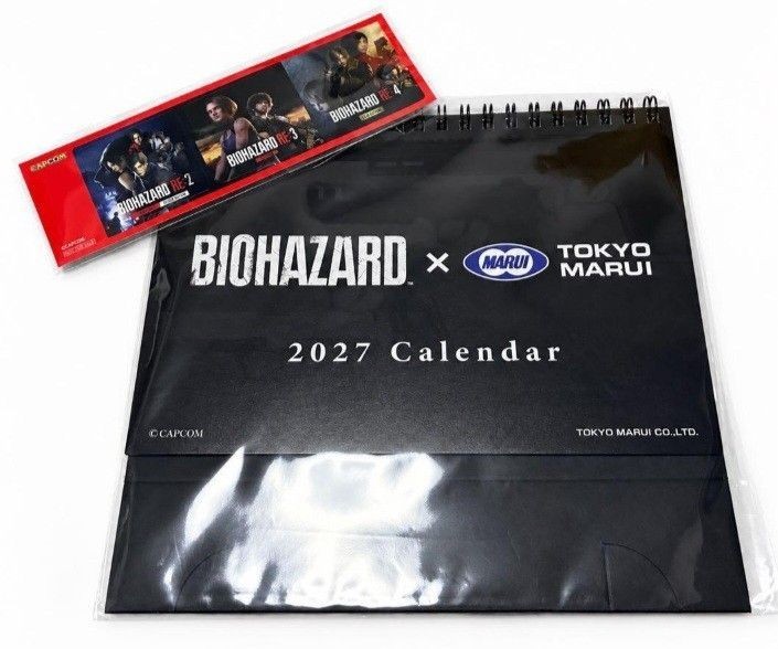 TGS2026 Resident Evil x Tokyo Marui 2027 Calendar Sticker Set Japan Limited