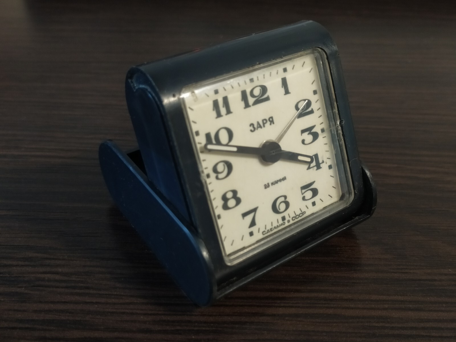 servicedVintage Mechanical Soviet Alarm Clock ZARIA Portable Pocket Trave USSR servicedVintage Mechanical Soviet Alarm Clock ZARIA Portable Pocket Trave USSR