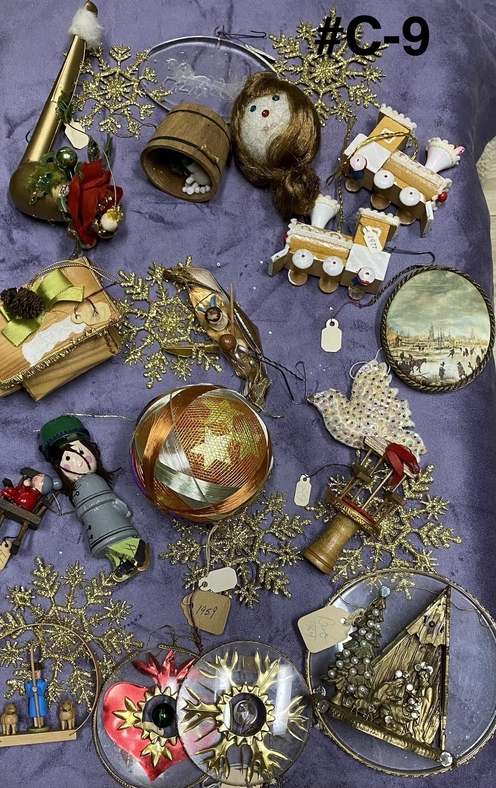 ANTIQUE Vintage CHRISTMAS Decorations OOAK Homemade UNIQUE & SCARCE & More