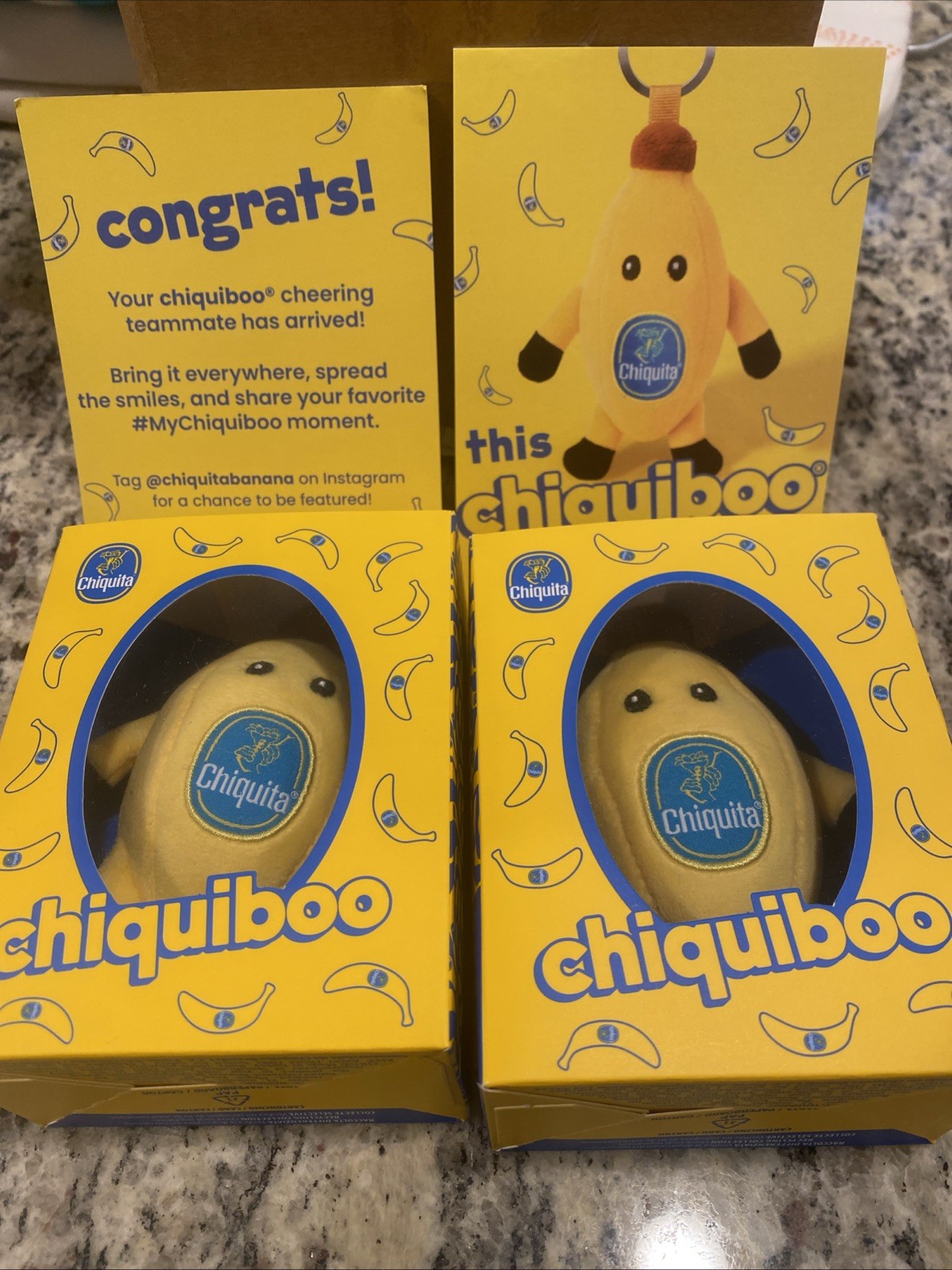 Chiquita Chiquiboo Banana Plush Keychain - RARE LIMITED EDITION - New Chiquita Chiquiboo Banana Plush Keychain - RARE LIMITED EDITION - New